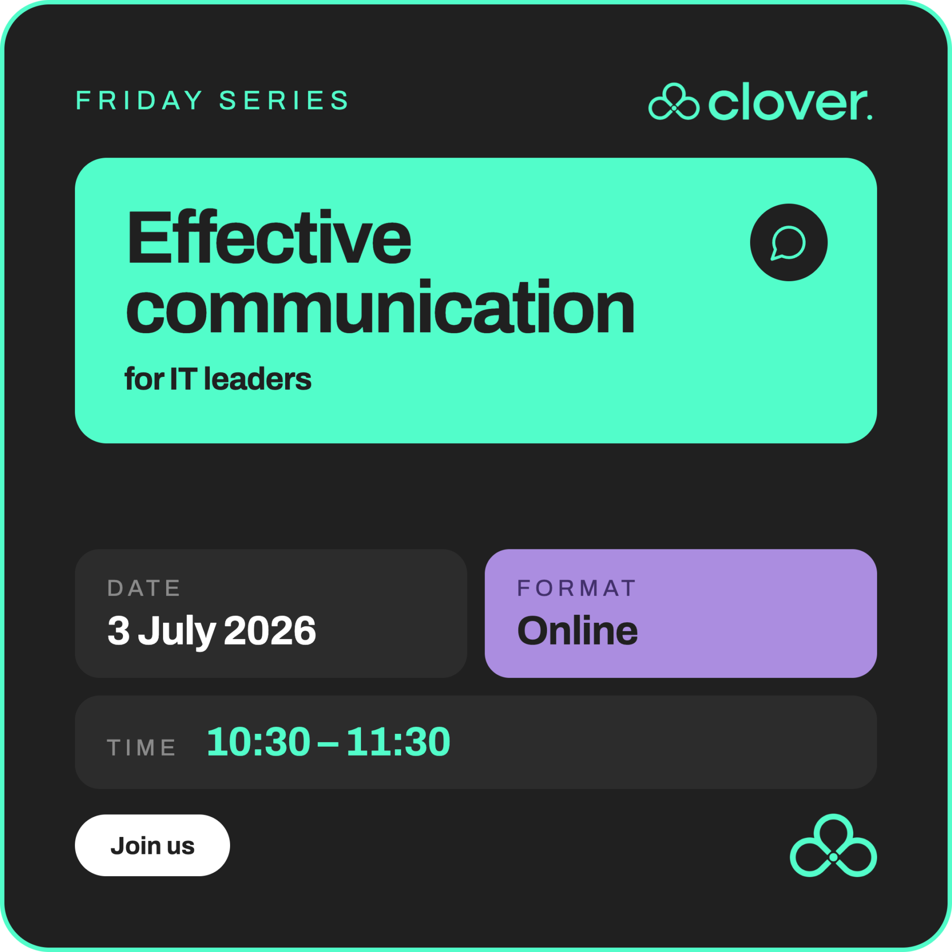 Friday Series: Effective communication for IT leaders